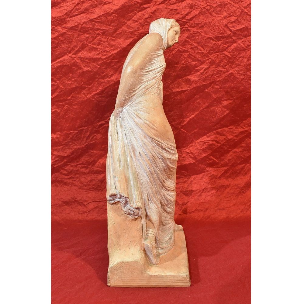 STTE51 antic  terracotta sculpture woman Earthenware sculpture XIX centyru.jpg
